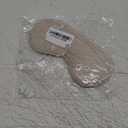 100% Pure Linen Sleep Mask Blackout Eye Mask for Sleeping, Eye Cover with Adjustable Strap - Organic Cotton Core Linen Eyes Mask Breathable for Travel - Gift for Women Men (raw Hemp Color)