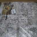 7x10 Area Rug Living Room Rugs Washable Neutral Brown Grey Carpet
