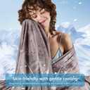 inhand Cooling Blanket Full Size (80"x90"), Cooling Blankets for Hot Sleepers, Absorbs Heat to Keep Adults Cool for Summer Nights Sweats, Thin Cold Lightweight Blanket for Couch Bed, All Season Use