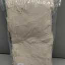 Artoid Mode Christmas Trees Beige Soft Plush Faux Fur Jacquard Christmas Table Runner, Holiday Kitchen Dining Table Decoration for Home Party Decor 13x90 Inch