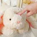 Soft Weighted Bunny Stuffed Animal 20.5" 2Lbs, Sturdy and Fluffy Beige Rabbit Plush Toy for Kids Cuddle, Cute Plushy Hugging Pillow Toy for Kids (20.5"x7.9"x5.9")