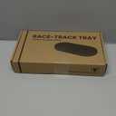 Koville Natural Marble Tray for Bathroom Counter, 10" x 5" Travertine Marble Storage Trays for Perfume, Cosmetics, Jewelry, Vanity Tray Stone Trays for Home, Decorative Tray for Dresser Organizer