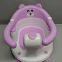 Baby Bath Seat for Babies 6 Months & up, Non-Slip Toddler Bath Seats for Babies Sitting Up, Safe Infant & Newborn Bathtub Chair with 4 Suction Cups & Soft Cushion for Shower,Lavender