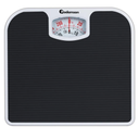 Adamson A21 Analog Scales for Body Weight - Up to 300 LB - New - Anti-Skid Rubber Surface + Large Numbers - Analog Bathroom Scale - Affordable - Durable with 20-Year Assurance - Black