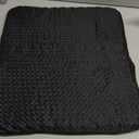 Gel Seat Cushion for Long Sitting - 16.5" x 14.5" x 2.4" (Extra ThickSoft) Gel Cushion for People Over 180 lbs, Pressure Relief Cushion for Office Chair, Egg Cushions for Wheelchair, Seat Pad for Car (Thicken Size Black Cover)