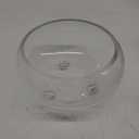 2 Gallon Glass Fish Tank,Sturdy Nicely Betta Fish Bowl,Small Aquariums for Small Ornamental Fish and Reptiles,High Transparency Glass Good View of Your pet,with Three Support Feet