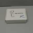 PureWellness Compressed Air Duster Can, Cordless Air Blower, Rechargeable Electric Duster & 3 Nozzles for Keyboard, PC, Home Cleaning, Portable Cleaning Kit, Black