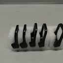 Goo-Ki Matt Black Cabinet Pulls with 0.6'' (16MM) Hole Centers,Modern Zinc Alloy Drawer Pulls for Drawer,Wardrobe,Cupboard,6 Pack