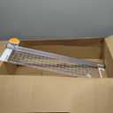 Fiskars Rotary Cutter and Ruler, Quilting Ruler, Rotary Cutter for Fabric, Built-In Measuring Grid & Spring-Action Blade, 24 x 6, Gray/Clear