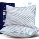 Memory Foam Pillows 2 Pack Adjustable Loft Cooling Pillows Standard Size Set of 2 for Sleeping, Firm, Supportive, and Breathable Design for Hot, Side, Back, and Stomach Sleepers