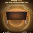 Smart Chicken Coop Heater, 200W Radiant Heat Panel with Temperature Sensor