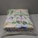 Washable Area Rug 5'7' Green Large Living Room Rug Dirty Pink Blue Floral Non-Slip Soft Boho Colorful Oriental Vintage Bedroom Carpet Dining Room Nursery Home Office Indoor Decor