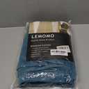 LEMOMO Sea Teal Blackout Curtains/42 x 63 Inch/Set of 2 Panels Room Darkening Curtains for Bedroom
