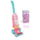 FS Kids Vacuum Toy That Really Works with Lights & Sounds, Pretend Play Toy Vacuum for Toddlers 1-3, Toddler Vacuum Toys for Ages 18M+ Girls, Cleaning Toy with Ball-Popping, Pink