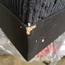 Furnimart Black Loveseat Sofa with HiddenStorage, Modern Upholstered 2 Seater Couch with Gold Metal Legs, Small Space Living Room Sofa, Comfy Corduroy Couch for Apartment, Bedroom, Office, Guest Room