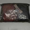 ODODOS 2-Pack Ultra-Soft Modal Lounge Shorts for Women – Lightweight & Breathable Sleepwear, 3" Inseam, Large, Black+indian Red-Washed