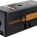 Gideon Rat Trap Electric Mouse & Rat Trap for Homes Indoor & Outdoor Use Pest Control Traps with Humane Shock Chamber & Rechargeable Battery, for Rats, Mice, Chipmunks, Squirrels, Black