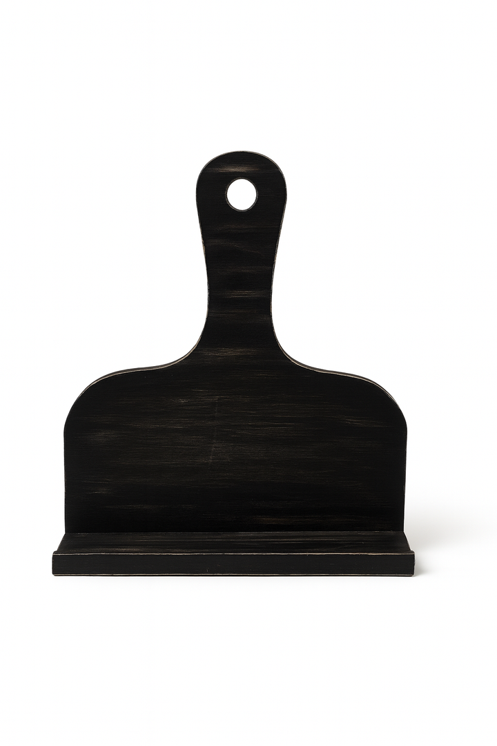 MyGift Cookbook Stand Recipe Book Holder with Brown Wood Cutting Board Design, Cookbook Holder for Countertop Display