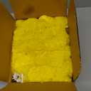 Marigold Garland for Decoration 5 Pcs of 5 feet Long Strands Artificial Marigold Flowers with Bell, Indian Dcor for Pooja/Diwali/Wedding/Christmas (Yellow)