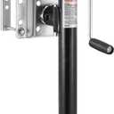 VEVOR 5000 lbs Dynamic Load Capacity, Heavy Duty Swivel Bolt-on Trailer Jack, 14.3" Lift Trailer Jack Stand with Handle for RV, Horse, Utility, and Yacht Trailers