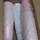 NatNarr 60 Pack Pink Coffee Cups with Lids Sleeves, 12oz Insulated To Go Paper Cups Pink Party Cups Disposable Paper Cups, Drinking Cups for Mother's Day Wedding Birthday Baby Shower Party Supplies