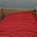 CozyLux Queen Comforter Set Dark Red Seersucker 7 Pieces Bed in a Bag Queen Comforter Set with Sheets, Luxury Soft Bedding Set with Down Alternative Comforter, Sheets, Pillowcases & Shams All Seasons