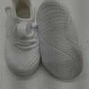 relxfeet Toddler Boys Girls Shoes Little Kids Sneakers Lightweight Breathable Slip on Walking Tennis Shoes 12.0 White