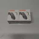 2-Pack Magnetic Car Phone Holder - 360 Rotating L-Shaped Air Vent/Dashboard Holder, Suitable for iPhone, Samsung, Huawei (Black + Red)