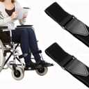 Restraint Footrest & Leg Support Harness for Wheelchair - Prevents Sliding, Ideal for Elderly, Dementia, Parkinson's & Leg Spasms