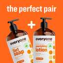 Everyone 2-in-1 Lotion for Hands/Body, 8 ounce (Pack of 2) Citrus and Mint made with Essential Oils for Men and Women