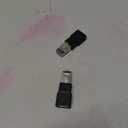 2 PCS Black Ethernet to USB Adapter, USB to RJ45 Ethernet Adapter Female Converter Ethernets Cable Male Conversion Adapters for Camera with Network Function Modem Printer