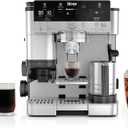 Ninja Luxe Café Premier 3-in-1 Espresso Machine, Drip Coffee, & Cold Brew | Built-in Grinder, Hands-Free Milk Frother, and Assisted Tamper for Cappuccinos & Lattes, Stainless Steel, ES601
