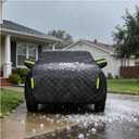 Truck Hail Protection Cover for Truck Length Up to 242" Multi-Layered Anti Hail Blankets Protector Cover Heavy Duty Outdoor Thickened Sun Rain Snow Dust Protection with Zipper Door