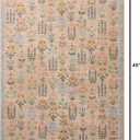 Loloi Rifle Paper Co Edinburgh Cream / Multi 2'-3" x 3'-9" Accent Rug