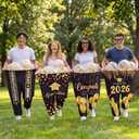 Graduation Party Games, 21 Pcs Granny Pants Outdoor Game Set, Giant Graduation Pants with Pump, Bouncy Balls & Novelty Glasses, Toss Game for High School College Class of 2026 Party