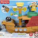 Fisher-Price Little People Toddler Toy My Mario Bowsers Airship Playset with Figure for Preschool Pretend Play Kids Ages 18+ Months