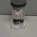 WhiteRhino Glass Pickle Jar with Strainer Flip,46oz longer Pickle Container,Hourglass Pickle Juice Separator Jar for Olives,Gherkins,Long cucumber or Sliced,Leakproof Dishwasher Safe