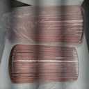 Ribbed Flower Vases Set of 2, Pink Vases for Flowers, Flower Vase for Bouquet, Modern Ribbed Glass Vase for Living Room, Bedroom, Dining Table, Office, Wedding, Centerpieces