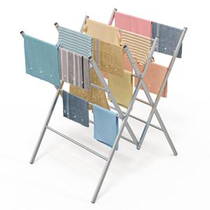 Whitmor Oversized Metal Drying Rack, Silver (36.2"D x 30.3"W x 40.5"H)