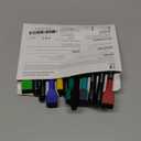 maxtek Magnetic Dry Erase Markers with Eraser - 12 Count Colorful Fine Tip Whiteboard Markers for Kids, Low Odor Whiteboard Markers for Calendar Boards White Board