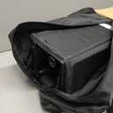 Pamo Babe Portable Crib Baby Playpen with Mattress and Carry Bag Black