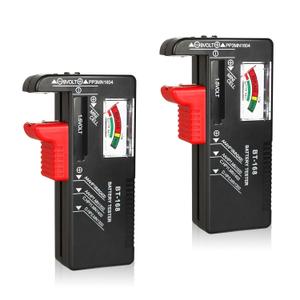 2Pcs Battery Tester Checker, Universal Battery Checker for AA AAA C D 9V 1.5V Button Cell Household Batteries Smal Electrical Monitor Meter Equipment (Requires No Battery for Operating) 2Pcs Battery Tester Checker, Universal Battery Checker for AA AAA C D 9V 1.5V Button Cell Household Batteries Smal Electrical Monitor Meter Equipment (Requires No Battery for Operating)