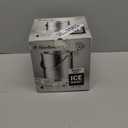 FineDine Double-Wall Stainless Steel Insulated Ice Bucket with Lid & Ice Tong [3 Liter] Included Strainer Keeps Ice Cold & Dry, Carry Leather Handle, Home Bar, Chilling Beer, Champagne, Wine Bottle