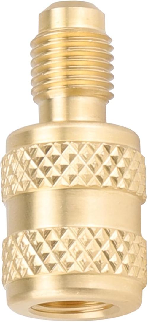 Navac A2L Adaptor for LH A2L Refrigerant Tanks, F2010 - Compatible with R32 and R454B Refrigerant Cylinders, Durable Construction, No Depressor, Easy Identification, 1 Pack