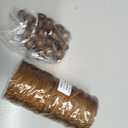 Windyun 110 Yards Blind Cord 1.8 mm Braided Lift Shade Curtain String and 12 Pieces Wood Blind Pull Cord Knobs for Roman Shade Kit, Curtain Craft(Brown)