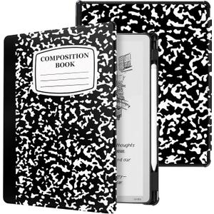 CoBak Case for 11" Kindle Scribe 3rd Generation 2025, Kindle Scribe Colorsoft - All New PU Leather Cover with Auto Sleep Wake, Pen Holder for Scribe 11" 2025 Released (notebook)