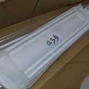 KUZRZNH Double Row Ceiling Curtain Track System, White, 7.9ft (2.4m)