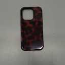 Jusy Compatible with MagSafe Brown Tortoise Shell Print Phone Case for iPhone 14 Pro, Amber Trendy Luxury Magnetic Soft TPU and Hard PC Protective Phone Cover for Women Girls - Tortoise Shell