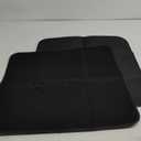 Non-Slip Absorbent Washable Incontinence Pad underpad Seat 4-Layer Design Chair Absorbent Pads Protection - for Seniors, Adult, Children, or Pet Underpad Protection - Set of 2 (Black, 21" L x 22" W)
