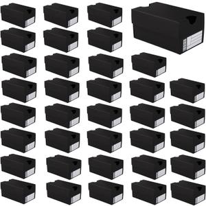 36pcs Mini Shoe Gifts Boxes, Black Sports Theme Party Gifts Box Small Gift Case Small Sneaker Boxes Party Favor Box for Cookies Snacks Candies